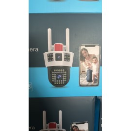 Dış Mekan 6MP Wifi Çift Lensli Panaromik PTZ Güvenlik Kamerası 