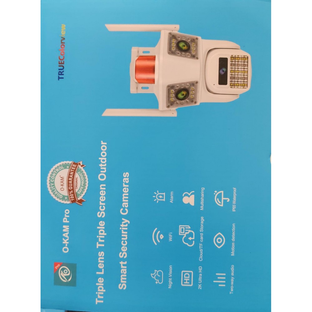 3 Lensli 9mp O-kam 3033 Wıfı Ptz Kamera Gece Görüşlü Güvenlik Kamerası